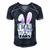 Funny Cute Pink Bunny Im All Ears Rabbit Happy Easter Day Gift For Girls Women Mom Mommy Family Birthday Holiday Christmas Men's Short Sleeve V-neck 3D Print Retro Tshirt Navy Blue