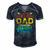 I Have Two Titles Dad And Grandpa Funny Fathers Day Cute Men's Short Sleeve V-neck 3D Print Retro Tshirt Navy Blue