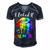 I Licked It So Its Mine Funny Lesbian Gay Pride Lgbt Flag Men's Short Sleeve V-neck 3D Print Retro Tshirt Navy Blue