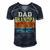 Mens Dad Grandpa Great-Grandpa Fathers Day From Daughter Wife Men's Short Sleeve V-neck 3D Print Retro Tshirt Navy Blue