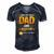Mens I Have Two Titles Dad And Poppy Gifts Poppy Fathers Day Men's Short Sleeve V-neck 3D Print Retro Tshirt Navy Blue