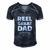 Mens Reel Great Dad - Fishing Gift Fisherman Father Men's Short Sleeve V-neck 3D Print Retro Tshirt Navy Blue
