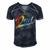 Mens Retro Vintage Best Dad Ever Father Daddy Fathers Day Gift Men's Short Sleeve V-neck 3D Print Retro Tshirt Navy Blue
