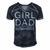 Outnumbered Dad Of Girls Men Fathers Day For Girl Dad Men's Short Sleeve V-neck 3D Print Retro Tshirt Navy Blue
