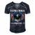 Ultra Maga Eagle Vintage Men's Short Sleeve V-neck 3D Print Retro Tshirt Navy Blue