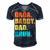 Vintage Retro Fathers Day Outfit Dada Daddy Dad Bruh 8 Shirt Men's Short Sleeve V-neck 3D Print Retro Tshirt Navy Blue