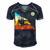 Vintage Retro Rock Climber 178 Shirt Men's Short Sleeve V-neck 3D Print Retro Tshirt Navy Blue