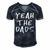 Yeah The Dads Funny Dad Fathers Day Back Print Men's Short Sleeve V-neck 3D Print Retro Tshirt Navy Blue