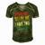 2021 - You Cant Scare Me I Have Two Daughters Funny Dad Joke Gift Essential Men's Short Sleeve V-neck 3D Print Retro Tshirt Green