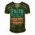 4Th Of July S For Men Faith Family Friends Freedom Men's Short Sleeve V-neck 3D Print Retro Tshirt Green
