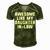 Awesome Like My Daughter-In-Law Father Mother Funny Cool Men's Short Sleeve V-neck 3D Print Retro Tshirt Green