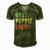 Best Poppie Ever Cool Funny Vintage Fathers Day Gift Men's Short Sleeve V-neck 3D Print Retro Tshirt Green