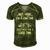 Camping - Not Here For A Long Time Just Here For A Good Time Men's Short Sleeve V-neck 3D Print Retro Tshirt Green