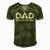 Dad Fixer Of All The Things Mechanic Dad Top Fathers Day Men's Short Sleeve V-neck 3D Print Retro Tshirt Green