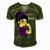 Epilepsy Warrior Strong Women Purple Ribbon Epilepsy Epilepsy Awareness V2 Men's Short Sleeve V-neck 3D Print Retro Tshirt Green