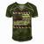 Epilepsy Warrior Usa Flag United States Flag Epilepsy Epilepsy Awareness Men's Short Sleeve V-neck 3D Print Retro Tshirt Green