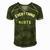 Everything Hurts Workout Gym Men's Short Sleeve V-neck 3D Print Retro Tshirt Green