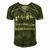 Faith Hope Love Asthma Awareness Heartbeat Christian Cross Grey Ribbon Asthma Asthma Awareness Men's Short Sleeve V-neck 3D Print Retro Tshirt Green