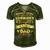 Father Grandpa Behind Every Great Lineman Daughter Is A Truly Amazing Dad480 Family Dad Men's Short Sleeve V-neck 3D Print Retro Tshirt Green