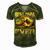 Father Grandpa Best Papa Ever Retro Vintage 54 Family Dad Men's Short Sleeve V-neck 3D Print Retro Tshirt Green