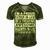Father Grandpa Im A Proud In Law Of A Freaking Awesome Daughter In Law386 Family Dad Men's Short Sleeve V-neck 3D Print Retro Tshirt Green