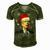 Funny Anti Joe Biden Happy 4Th Of July Merry Christmas Men's Short Sleeve V-neck 3D Print Retro Tshirt Green