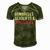 Funny Gym Workout Fathers Day Dumbbells Deadlifts Daughters Men's Short Sleeve V-neck 3D Print Retro Tshirt Green