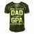 G Pa Grandpa Gift I Have Two Titles Dad And G Pa Men's Short Sleeve V-neck 3D Print Retro Tshirt Green