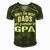 G Pa Grandpa Gift Only The Best Dads Get Promoted To G Pa V2 Men's Short Sleeve V-neck 3D Print Retro Tshirt Green