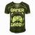 Gamer Daddy Video Gamer Gaming Men's Short Sleeve V-neck 3D Print Retro Tshirt Green