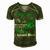 Gastroparesis Warrior Skull Women Vintage Green Ribbon Gastroparesis Gastroparesis Awareness V2 Men's Short Sleeve V-neck 3D Print Retro Tshirt Green