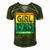 Girl Dad With Daughters For Men Men's Short Sleeve V-neck 3D Print Retro Tshirt Green