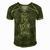 Go Ask Your Dad Cute Mothers Day Mom Father Funny Parenting Gift Men's Short Sleeve V-neck 3D Print Retro Tshirt Green