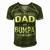 I Have Two Titles Dad And Bumpa And I Rock Them Both Men's Short Sleeve V-neck 3D Print Retro Tshirt Green