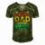 I Have Two Titles Dad And Grandpa Funny Fathers Day Cute Men's Short Sleeve V-neck 3D Print Retro Tshirt Green