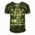 I Have Two Titles Dad And Uncle And I Rock Them Both Fathers Day Men's Short Sleeve V-neck 3D Print Retro Tshirt Green