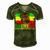 Juneteenth Is My Independence Day Black King Fathers Day Men's Short Sleeve V-neck 3D Print Retro Tshirt Green