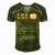 Lox Nutrition Facts Funny Christmas 12 Shirt Men's Short Sleeve V-neck 3D Print Retro Tshirt Green