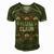 Mama Claus Christmas Ugly Sweater Men's Short Sleeve V-neck 3D Print Retro Tshirt Green