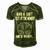 Mark M Cant Text At The Moment Hes Busy Men's Short Sleeve V-neck 3D Print Retro Tshirt Green