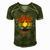 Master Of The Campfire Camping Vintage Camper Summer Retro Men's Short Sleeve V-neck 3D Print Retro Tshirt Green