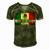 Mens Best Mexican Dad Ever Mexican Flag Pride Fathers Day Gift V2 Men's Short Sleeve V-neck 3D Print Retro Tshirt Green