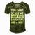 Mens Father You Cant Scare Me I Have Four Daughters And A Wife Men's Short Sleeve V-neck 3D Print Retro Tshirt Green