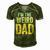 Mens Having A Weird Dad Builds Character Im The Weird Dad Men's Short Sleeve V-neck 3D Print Retro Tshirt Green