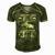 Mens I Asked God For A Best Friend He Sent Me My Kids Fathers Day Men's Short Sleeve V-neck 3D Print Retro Tshirt Green