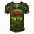 Mens I Have Two Titles Dad And Papa Funny Fathers Day Daddy Men's Short Sleeve V-neck 3D Print Retro Tshirt Green