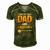 Mens I Have Two Titles Dad And Poppy Gifts Poppy Fathers Day Men's Short Sleeve V-neck 3D Print Retro Tshirt Green