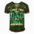 Mens I Have Two Titles Dad And Uncle Funny Grandpa Fathers Day V2 Men's Short Sleeve V-neck 3D Print Retro Tshirt Green