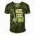 Mens Reel Cool Dad Fishing Daddy Mens Fathers Day Gift Idea Men's Short Sleeve V-neck 3D Print Retro Tshirt Green