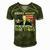 Merry 4Th Of You KnowThe Thing Happy 4Th Of July Memorial Men's Short Sleeve V-neck 3D Print Retro Tshirt Green
